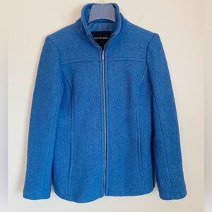 Lands' End Women's Blue Pea Coat